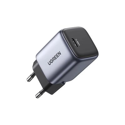 Ugreen Nexode Mini Incarcator Retea 30W GaN USB-C PD Gri