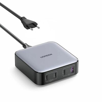 Ugreen Nexode Statie de Incarcare 100W GaN 3x USB-C 1x USB-A PPS QC4+ Gri