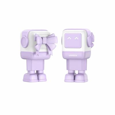 Ugreen Uno Incarcator Retea 65W GaN QC 2x USB-C 1x USB-A Violet