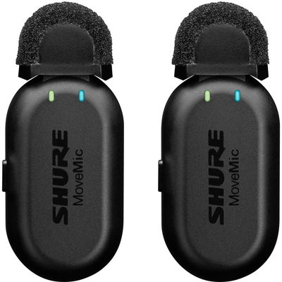 Shure MoveMic Two Sistem Microfon Wireless cu 2 Lavaliere si Carcasa Incarcare