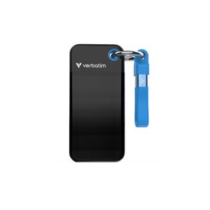 Verbatim Pocket SSD Extern 1TB USB 3.2 Gen 2 Type-C Negru/Albastru