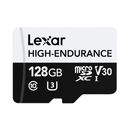 Lexar High-Endurance Card Memorie microSDXC 128GB UHS-I/U3/10 R100/W45 V30