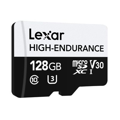 Lexar High-Endurance Card Memorie microSDXC 128GB UHS-I/U3/10 R100/W45 V30