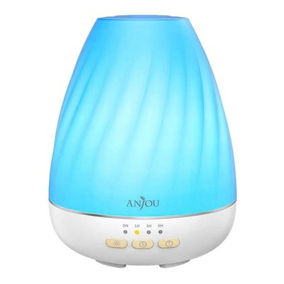Anjou ADA003 Difuzor Aromaterapie cu LED 12W 200ml Auto-oprire Alb