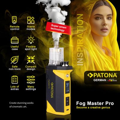 Patona Fog Master Pro Set Portabil Masina de Fum cu Accesorii si Geanta de Transport
