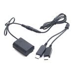 Caruba Sony NP-FZ100 Baterie Dummy si Cablu USB Dublu 5V 2A.1.jpg