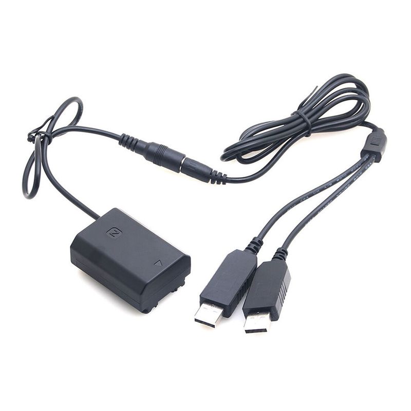 Caruba Sony NP-FZ100 Baterie Dummy si Cablu USB Dublu 5V 2A.1.jpg