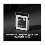 LexarCFexpressPROCarddeMemorieTypeB512GBDiamondSeriesR1900W1700mbsVPG400