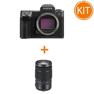 Bundle Fujifilm GFX100 II corp si FujiFilm GF 45-100mm F4 montura GF