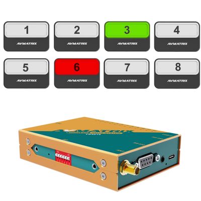 AVMATRIX Sistem 8 x Lampi Wireless Multi-Camera Tally