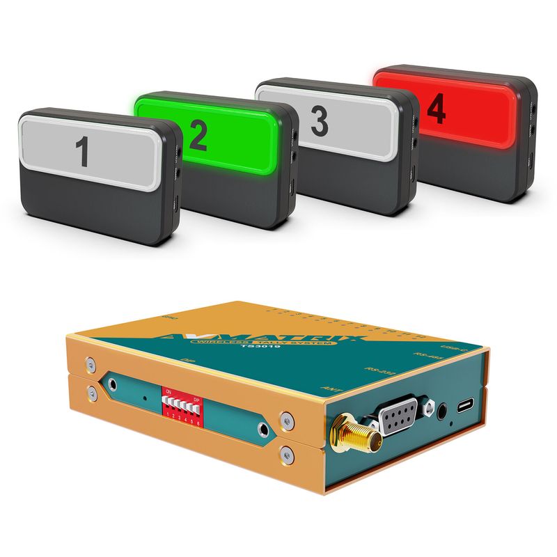 AVMATRIX Sistem de 4 x Lumini Wireless Multi-Camera Tally.1.jpg