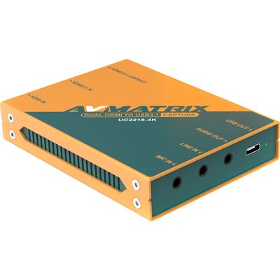 AVMATRIX UC2218-4K Placa de Captura Dual HDMI la USB 3.1 Type-C