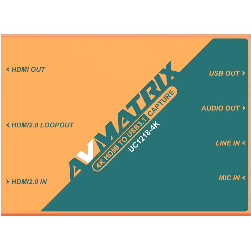 AVMATRIX UC1218-4K Placa de Captura 4K HDMI La USB 3.1 Type-C Video.2.jpg