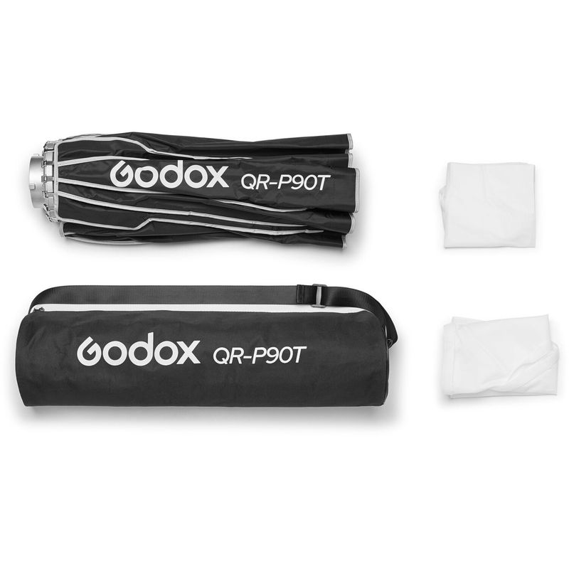 Godox-QR-P90T-Softbox-Parabolic-cu-Montaj-Rapid-pentrut-Transmisiuni-Live.4