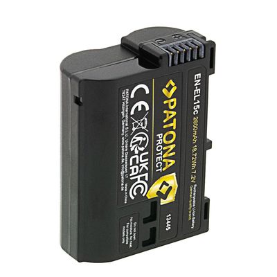 Patona Protect Acumulator Replace pentru EN-EL15C pentru Nikon Z5 Z6 Z7 2600mAh