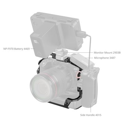 SmallRig 5092 Cage Canon EOS R5 Mark II cu Racire CF-R20EP