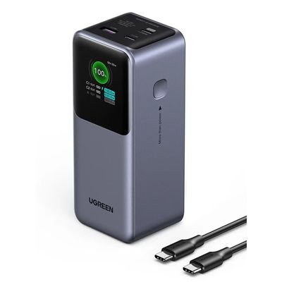 UGREEN PB721 Baterie Externa 20.000 mAh 130W Digital Display Gri