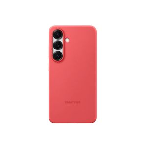 Samsung Husa din Silicon pentru Galaxy S25 Rosu