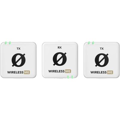 Rode Wireless ME DUAL White Sistem Wireless cu Doua Transmitatoare Alb