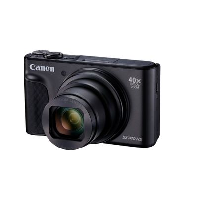 Canon PowerShot SX740 HS Lite Edition Travel Aparat Foto Compact 20MP Ultra Zoom 40x 4K Negru