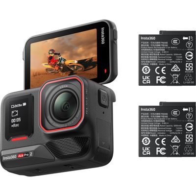 Insta360 Ace Pro 2 8K Camera de Actiune cu 2 Acumulatori