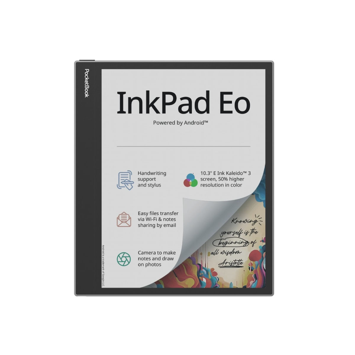 planseta desen Resigilat: PocketBook InkPad Eo E-Reader si E-note Argintiu - RS125082490-1