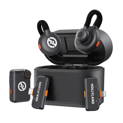 Hollyland LARK M2S Ultimate Combo Sistem Wireless Microfon Duo Space Gray