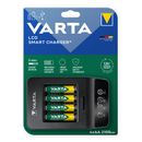 Varta Kit Incarcator Baterii Reincarcabile cu 4 x AA R6 2100mAh