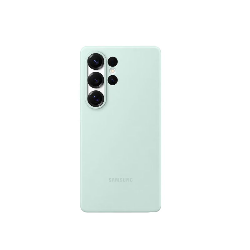 Samsung Husa din Silicon pentru Galaxy S25 Verde.1.jpg