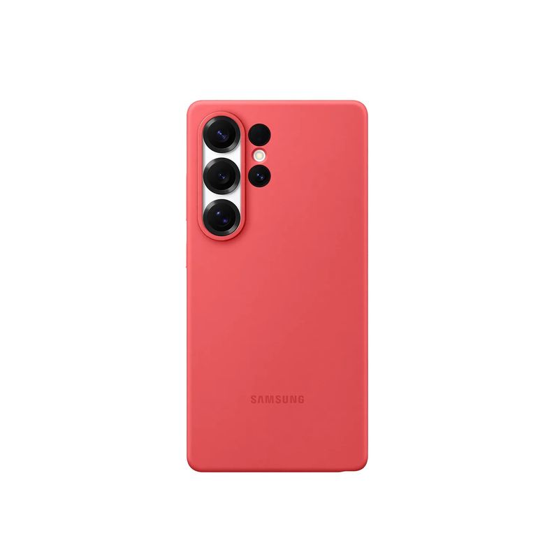 Samsung Husa din Silicon pentru Galaxy S25 Rosu.1.jpg