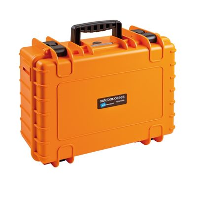BW Outdoor Cases Tip 5000 Geanta Rigida cu Sistem de Separare Inclus Portocaliu