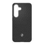 Samsung-Aramid-Case-Husa-Spate-pentru-Galaxy-S25-Plus-Black-Silver