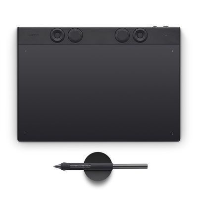 Wacom Intuos Pro Pen Medium Tableta Grafica Negru