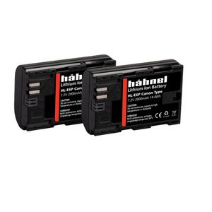 Hahnel Twin Pack Acumulatori compatibili HL-E6P pentru Canon LP-E6 / LP-E6N / LP-E6NH / LP-E6P