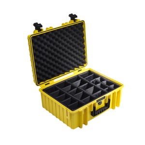BW Type 6000 Geanta Rigida cu Separatoare Incluse Galben