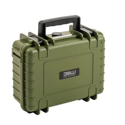 BW Type 1000 Geanta Rigida cu Insertie de Spuma Verde Bronz