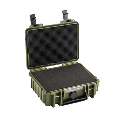 BW Type 500 Geanta Rigida cu Insertie de Spuma Verde Bronz