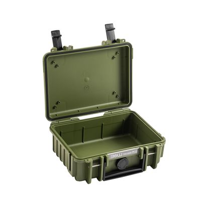 BW Type 500 Geanta Rigida cu Insertie de Spuma Verde Bronz