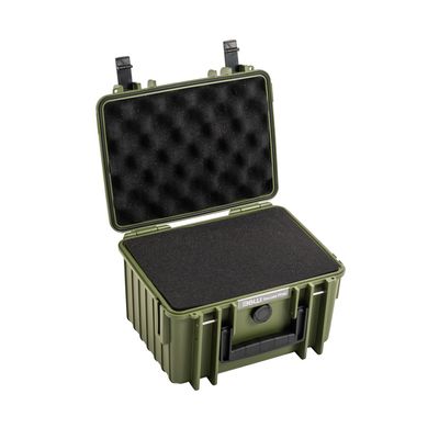 BW Type 2000 Geanta Rigida cu Insertie de Spuma Verde Bronz