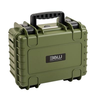 BW Type 3000 Geanta Rigida cu Insertie de Spuma Verde Bronz