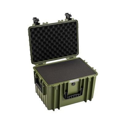 BW Type 5500 Geanta Rigida cu Insertie de Spuma Verde Bronz