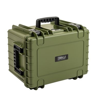 BW Type 5500 Geanta Rigida cu Insertie de Spuma Verde Bronz