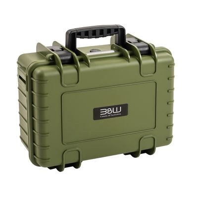 BW Type 4000 Geanta Rigida Insertie de Spuma Verde Bronz