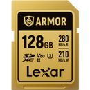 Lexar ARMOR Gold Card de Memorie SDXC UHS-II 128GB Otel Inoxidabil