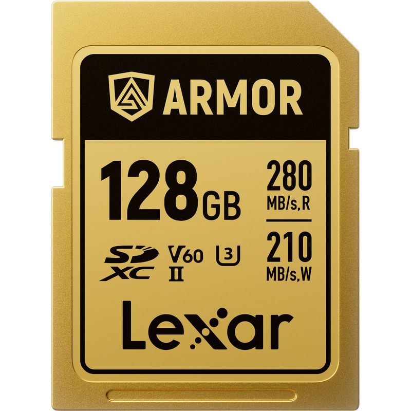 Lexar ARMOR Gold Card de Memorie SDXC UHS-II 128GB Otel Inoxidabil.1.jpg
