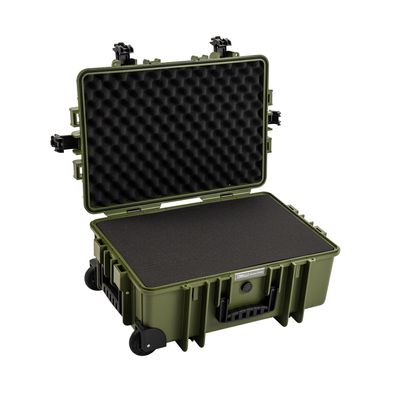 BW Type 6700 Geanta Rigida cu Insertie de Spuma Verde Bronz