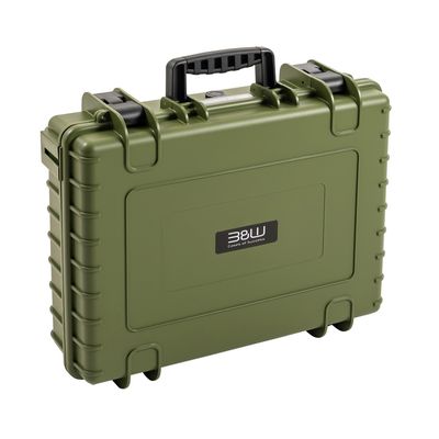 BW Type 6040 Geanta Rigida cu Insertie de Spuma Verde Bronz