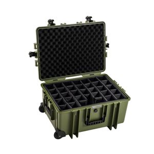 BW Type 6800 Geanta Rigida cu Separatoare Inclus Verde Bronz