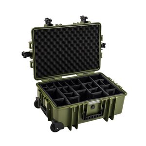 BW Type 6700 Geanta Rigida cu Separatoare Inclus Verde Bronz