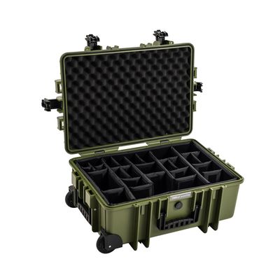 BW Type 6700 Geanta Rigida cu Separatoare Inclus Verde Bronz